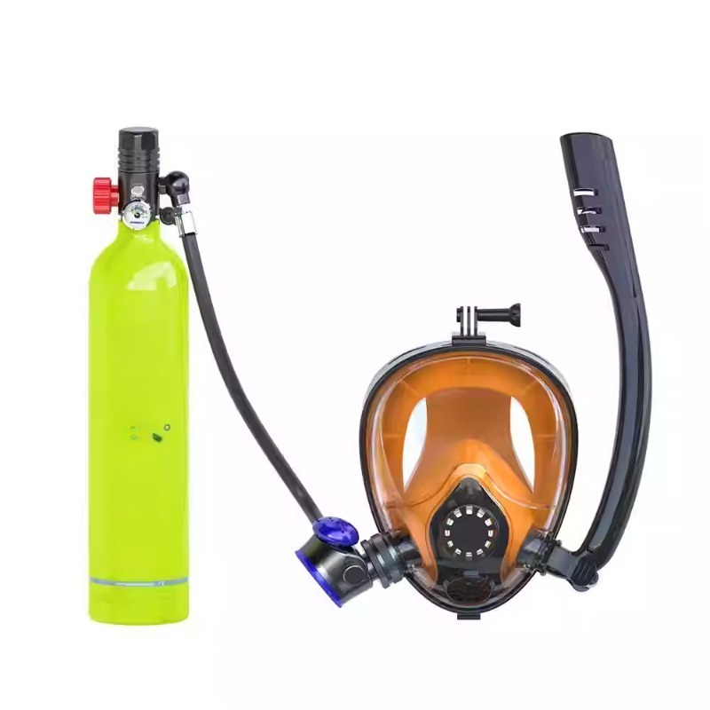 Diving Mask - Duikset met volledig masker, snorkel, draagbaar