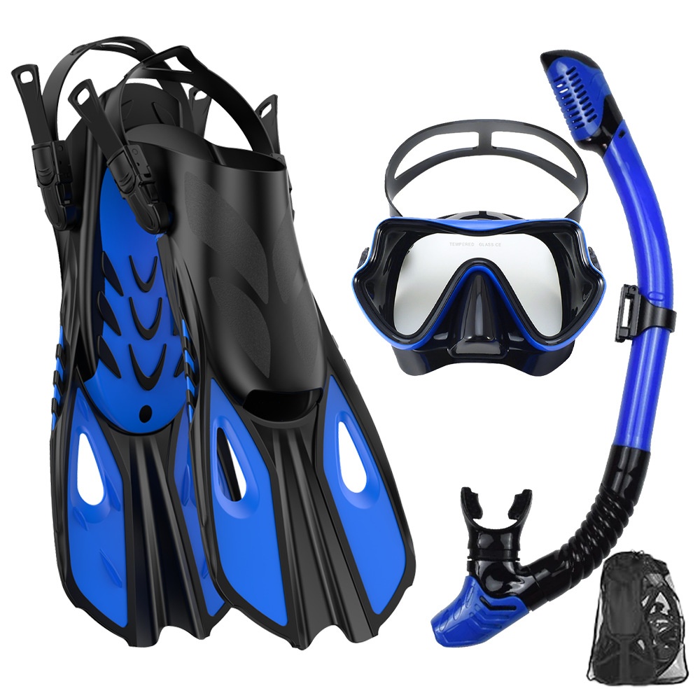 Diving Mask - Snorkelset Duikmasker & snorkel Vinnen voor