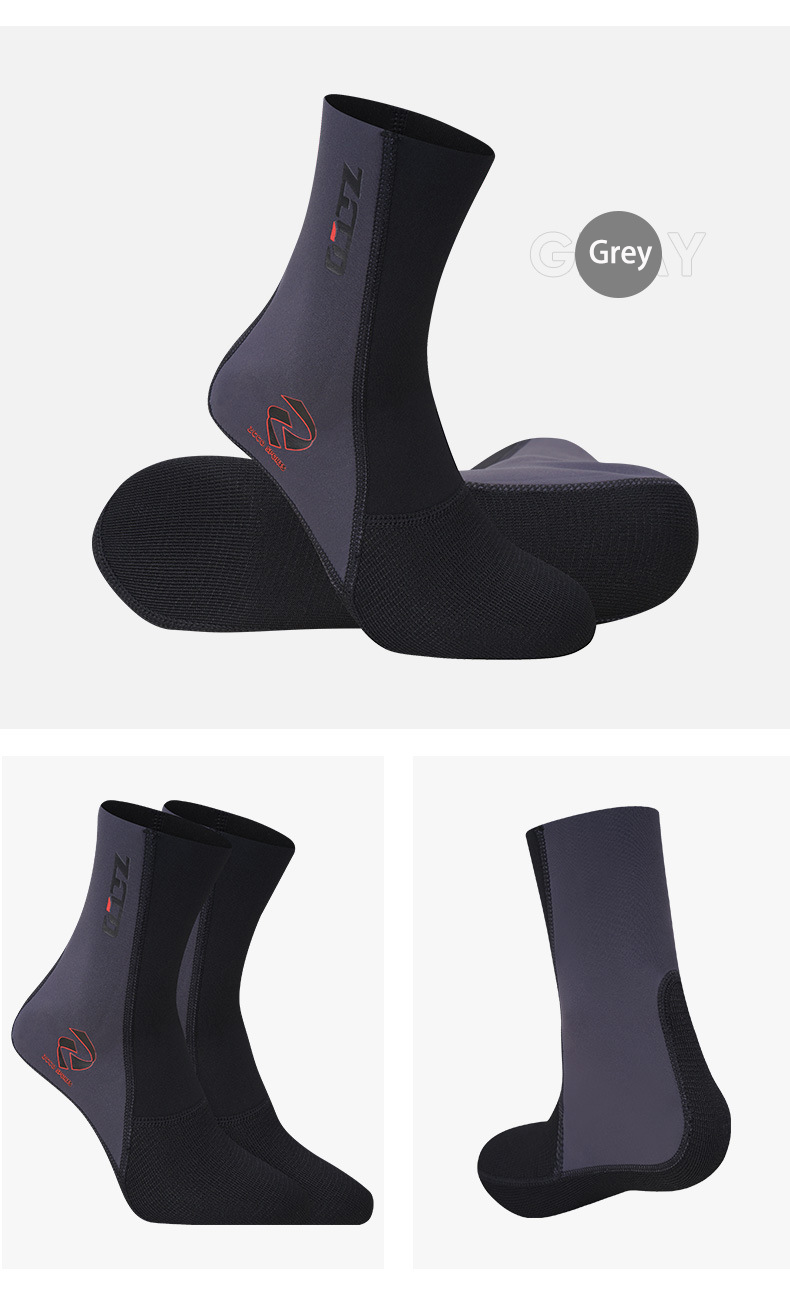 Wetsuit Men - 1,5 mm neopreen duiksokken, antislip, voor