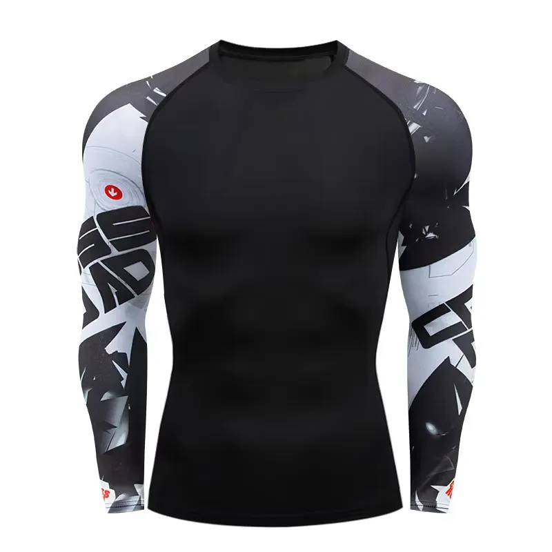 3D MMA Rashguard met lange mou - Rash Guard recensie en prijs