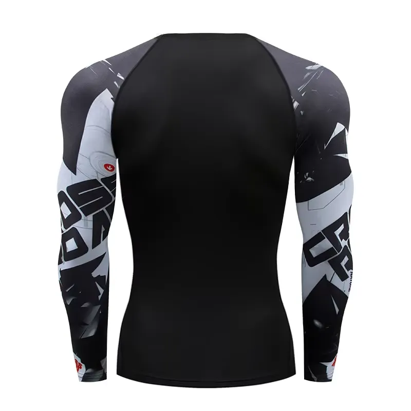 3D MMA Rashguard met lange mou - Rash Guard recensie en prijs