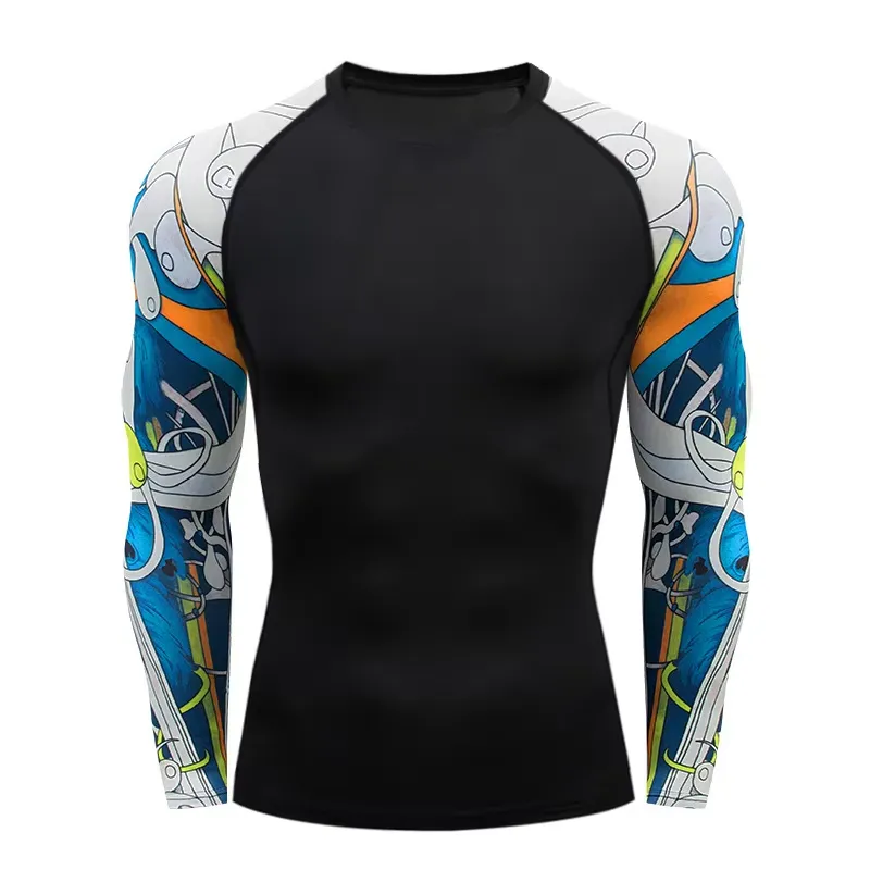 3D MMA Rashguard met lange mou - Rash Guard recensie en prijs
