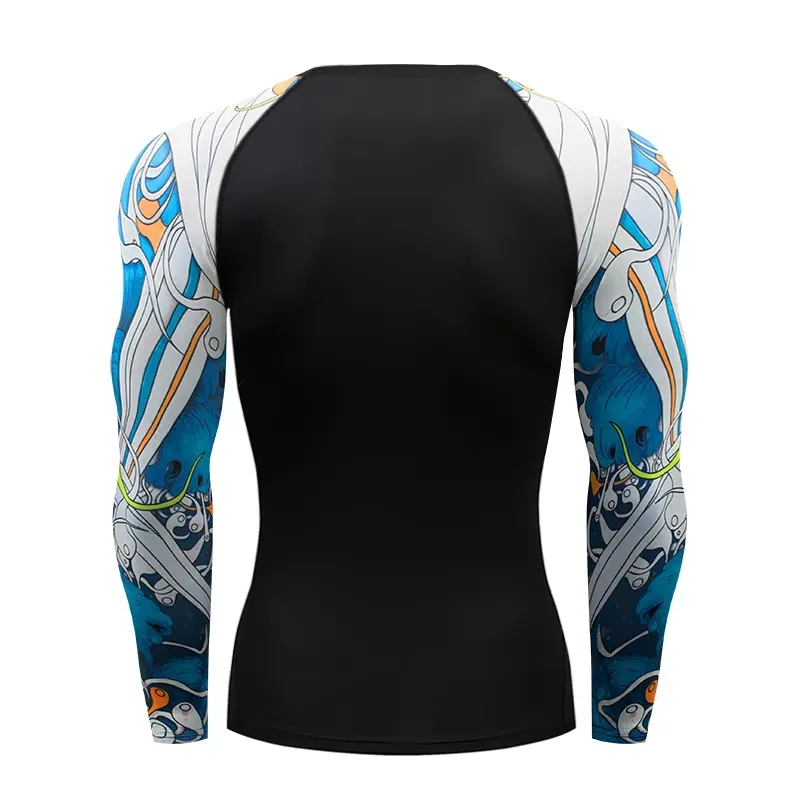 3D MMA Rashguard met lange mou - Rash Guard recensie en prijs