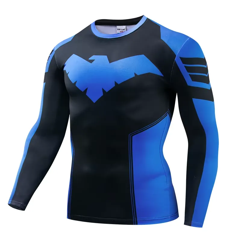 3D-geprinte casual lange mouw  - Rash Guard recensie en prijs